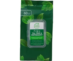 „Petal Fresh“ – grynos arbatmedžio ir pipirmėčių makiažo valymo servetėlės
