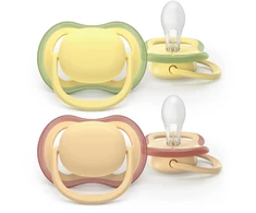 „Philips Avent“ čiulptukas „Ultra Air“, 0–6 mėn., geltonas / oranžinis