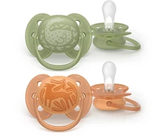 „Philips Avent“ – itin minkštas čiulptukas, nuo 18 mėn., žalias / oranžinis