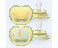 „Philips Avent“ – „Ultra Air“ čiulptukas, 18 mėn.+, geltonas su dizainu