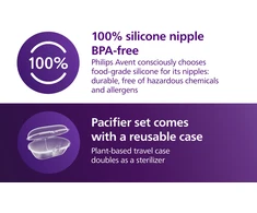 „Philips Avent“ – „Ultra Start“, 0–2 mėn., šviesiai rožinis / šviesiai geltonas