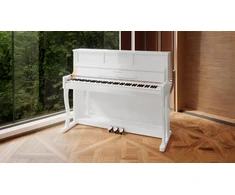 Kruger &amp; Matz Pianino KrugerMatz KMDP-755 skaitmeninis pianinas, blizgiai baltas