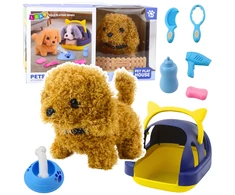 Lean Toys Interaktyvus žaislinis pudelis su dėklu ir priedais
