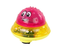 Vandens žaislas Lean Toys NSO kamuolys su muzika ir šviesomis, rožinis