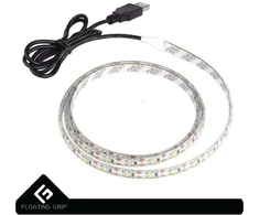 Pink Rožinė Rožinė LED vielinis žibintas – pritvirtinkite prie savo „FLOATING GRIP®“ laikiklio
