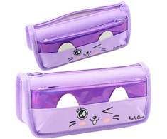 Lean Penalas su katės motyvu, 22 cm, violetinis
