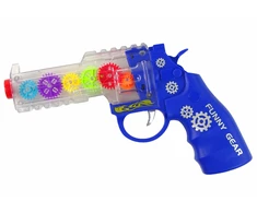 Žaislinis pistoletas su šviesomis Lean Toys, mėlynas