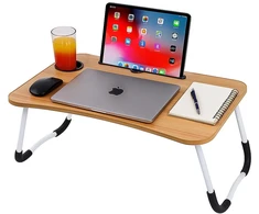 Planšetė RTO Składany stolik pod laptopa komputer tablet drewniany - o644-1