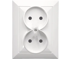 Plastrol Lizdas įleidžiamas dvigubas, 2x2p, 16A, 250V
