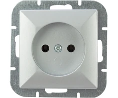 Plastrol Lizdas su kištuku pavienis p/t 2p, 16a, 250v (modulis)