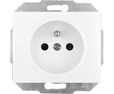 Plastrol Lizdas įmontuojamas viengubas p/t 2p+ž, 16A, 250V (modulis)
