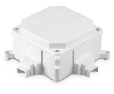 Plastrol Puszka pdgałęźna kątowa, dławica pod kanalas elektroinstalacyjny, wymiar 103x103x60