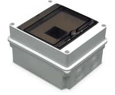 Plastrol Paskirstymo dėžutė 6 modulių hermetiška 130x155x90
