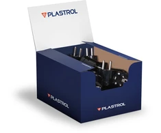 Plastrol Kampinis išardomasis universalus kištukas (uni-schuko), 2p+uz, 16A, 250V, WT-16U, juoda