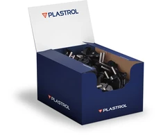 Plastrol Wtyczka rozbieralna, prosta 2p, 10a,230v, wt-2 juoda