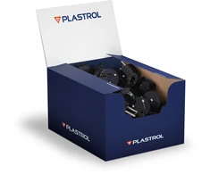 Plastrol Wtyczka rozbieralna, prostra 2p+uz, 16a, 250v, wt-31 juoda