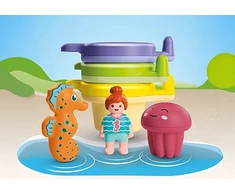 PLAYMOBIL - Junior Aqua: Plaukiojantys puodeliai su vandens pramogomis (71776)