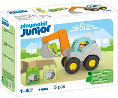 PLAYMOBIL - JUNIOR: Ekskavatorius-kastuvas (71684)