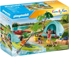 Konstruktorius Playmobil stovyklavietė su laužu 71425