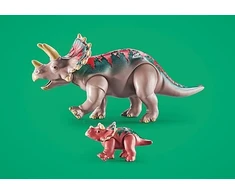 PLAYMOBIL - Triceratopsų šeima (71821)