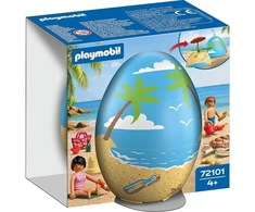 PLAYMOBIL - Žaislinis kiaušinis: atostogos paplūdimyje (72101)