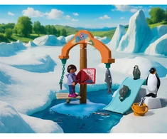 PLAYMOBIL - Zoologijos sodas: Ledo ekspedicija (72073)