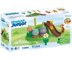 Playmobil,Disney PLAYMOBIL - JUNIOR Disney: Mikės Pūkuotuko ir Tigro bičių sodas (71694)