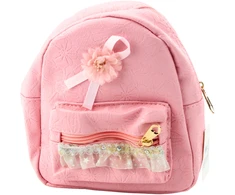 Lean Rožinė vaikiška kuprinė su kaspinu 20cm 2.5L