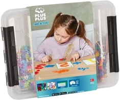 „Plus-Plus“ – ABC ir 123 daiktų laikymo dėžė / 2000 vnt. (3923)
