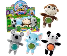 Lean Toys Spaudžiamas žaislas su vandens rutuliukais pilve, 17 cm
