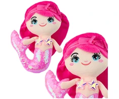 Lean Toys Žaislinė pliušinė undinėlė 28 cm