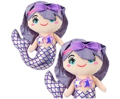 Lean Toys Minkšta pliušinė undinėlė 25 cm