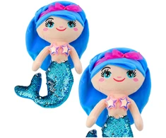 Lean Toys Žaislinė undinėlė su žvyneliais 30 cm
