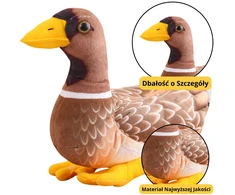 Lean Toys Pliušinė antis 28 cm