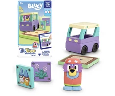 Plytelių miestas - Bluey Magnetiniai mini žaidimų rinkiniai – močiutės Janet plytelių rinkinys