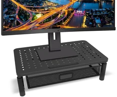 Monitoriaus Stovas - Maclean MC-947 Reguliuojamas Juodas 13-32"