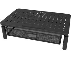 Monitoriaus Stovas - Maclean MC-947 Reguliuojamas Juodas 13-32"