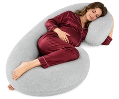 Soulima C-shaped pregnancy pillow