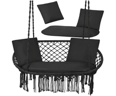 Gardlov double swing cushion - juodas