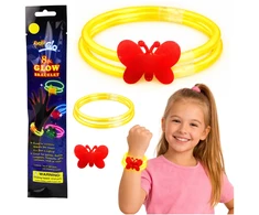 Lean Toys Dviguba švytinti apyrankė 20 cm