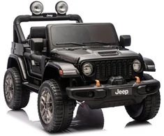 Lean Cars Juodas elektrinis automobilis Jeep Rubicon DK-JWR556