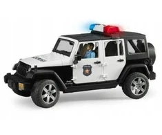 Pojazd Jeep Wrangler Rubicon policijos automobilis su figūrėle