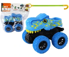Žaislinis automobilis Tyrannosaurus Lean Toys, mėlynas, 12x11x11,5 cm