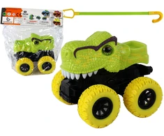 Žaislinis automobilis Tyrannosaurus Lean Toys, žalias, 12x11x11,5 cm
