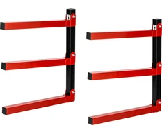 Półka składana potrójna,wspornik,2vnt.,381x431mm,proline
