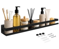 Juodas bathroom shelf Zortiva