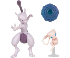 Pokémon - kovos figūrėlių rinkinys, 2 vnt. - Mewtwo ir Mew (PKW2941)