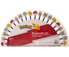 Pokémon - Pieštukų RINKINYS su dekoratyviniais elementais (20 vnt.) (161707053)