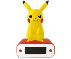 POKEMON - Pikachu - Žadintuvas su LED lempute