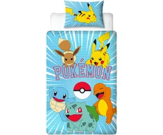 Pokémon – suaugusiųjų patalynės komplektas 140x200 (POK1072)